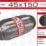 Гофра глушителя 45х150
