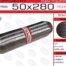 Гофра глушителя 50x280il усиленная EuroEx