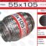 Гофра глушителя 55x105il усиленная EuroEx