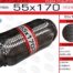 Гофра глушителя 55x170il усиленная EuroEx