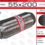 Гофра глушителя 55x200 усиленная