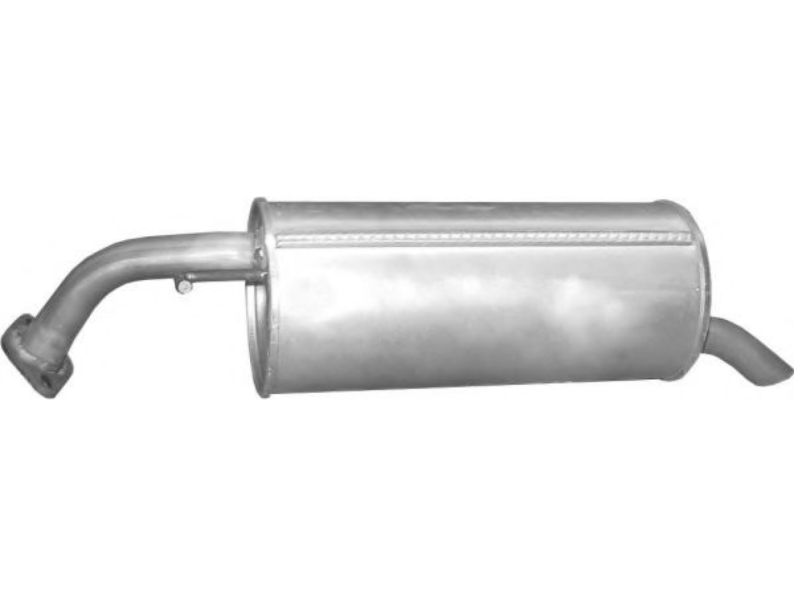 Глушитель Хюндай Гетс (Hyundai Getz) 1.1i-12V 02-, 1.3i-12V 02-06 (10.63) Polmostrow алюминизированный Глушитель Хюндай Гетс (Hyundai Getz) (10.63) Polmostrow