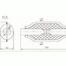 Ремонтный резонатор плоский 170x90x390 D 50 Polmostrow 00.17