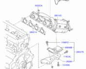 Выпускной коллектор Hyundai Elantra 28285B11 285102BES1